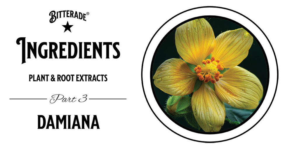 bitterade ingredients damiana