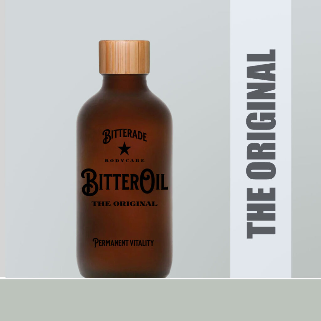 the original bitter oil skin elixir stripe